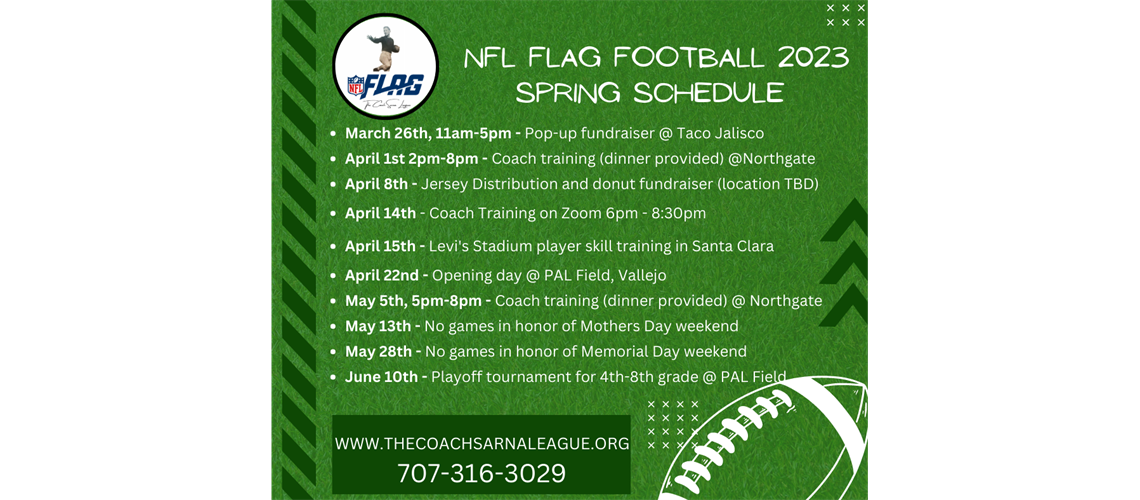 2023 Spring Schedule of Events