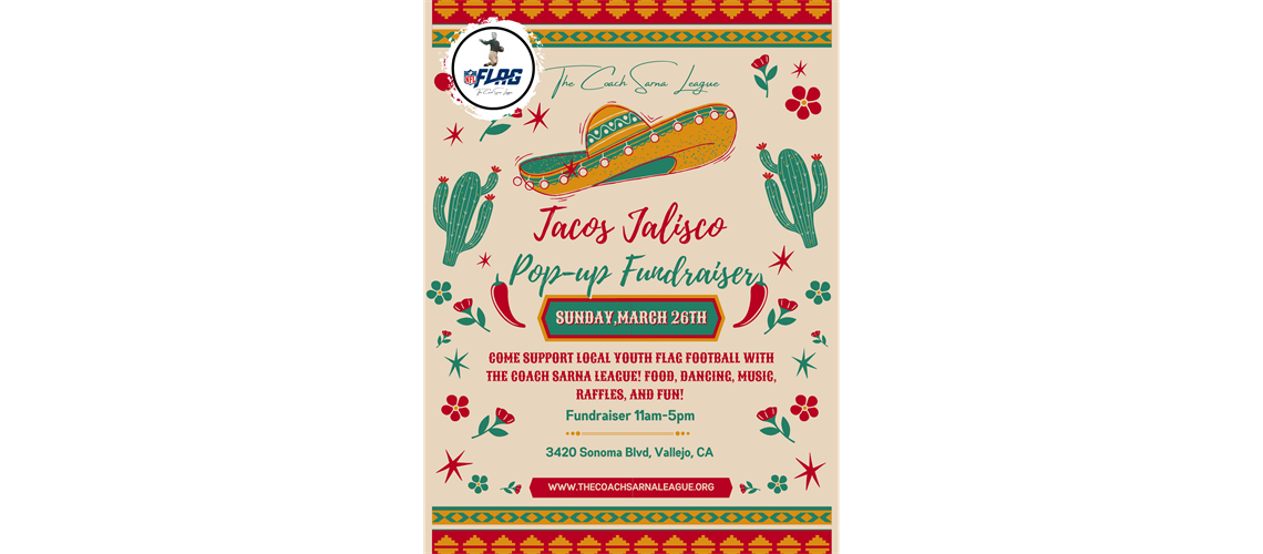 Pop-Up Fundraiser Event at Tacos Jalisco