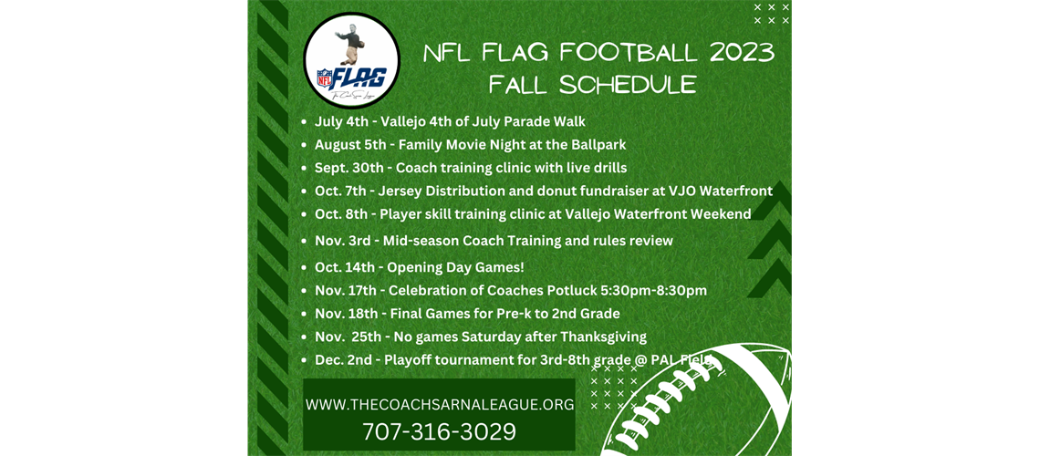 2023 Fall Schedule of Events